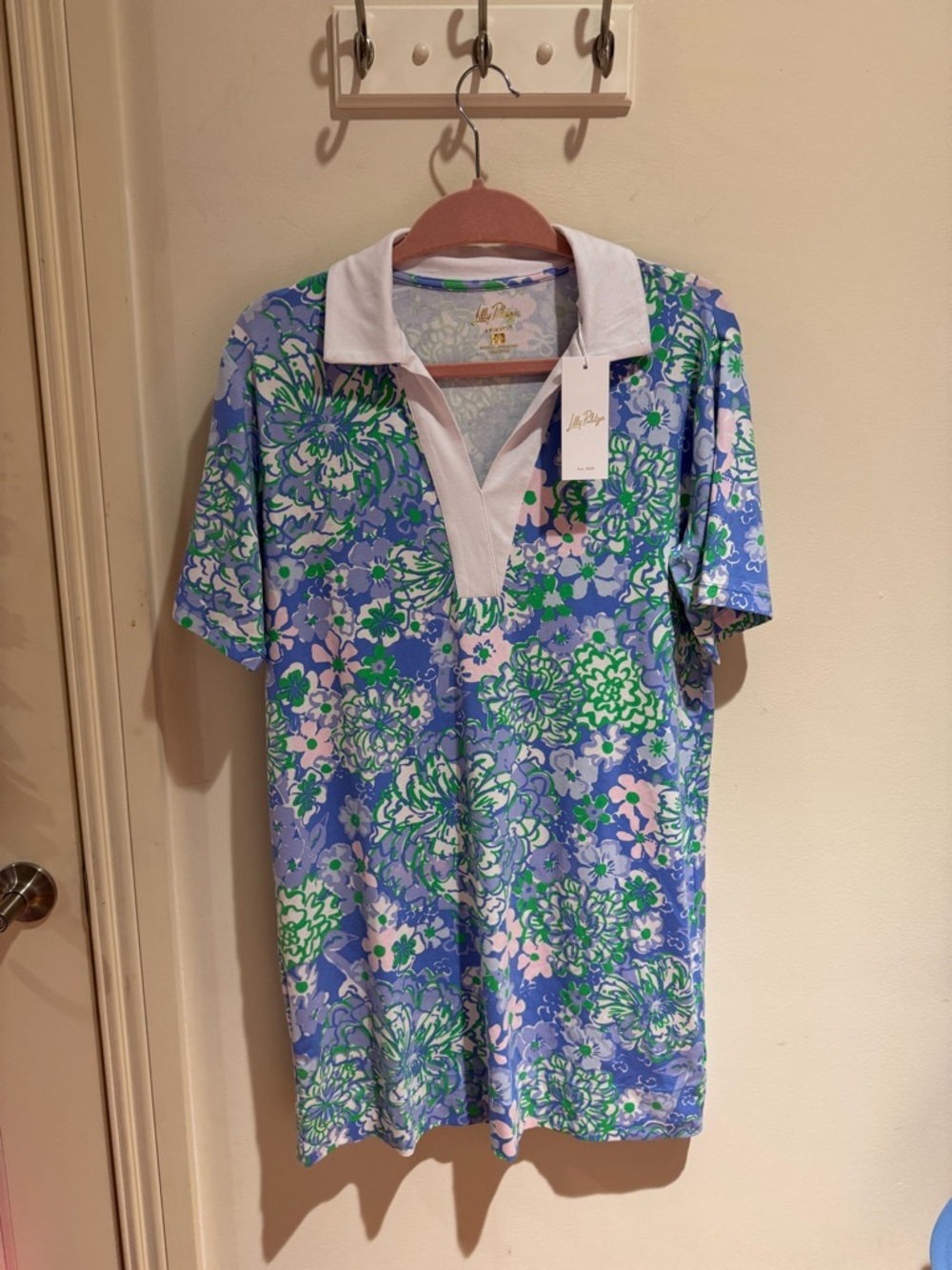 NWT Lilly Pulitzer alden upf50+ dress plumes in bloom
